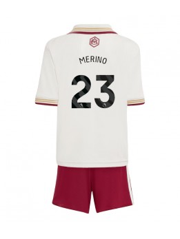 Arsenal Mikel Merino #23 Replika Tredje Kläder Barn 2025-26 Kortärmad (+ byxor)